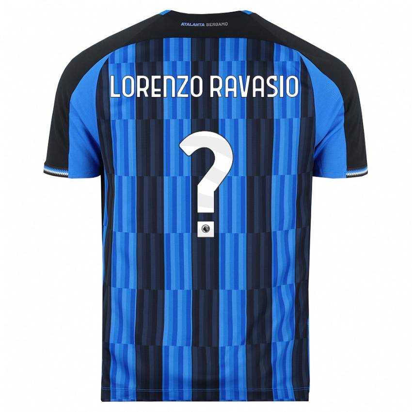 ילדים Pietro Lorenzo Ravasio #0 כחול שחור אדום ג'רזי ביתית 2026/27 חולצה קצרה
