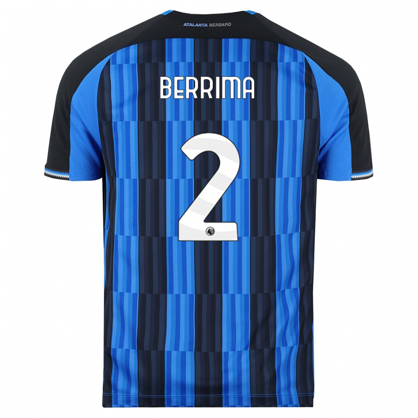 ילדים Salim Berrima #2 כחול שחור אדום ג'רזי ביתית 2026/27 חולצה קצרה