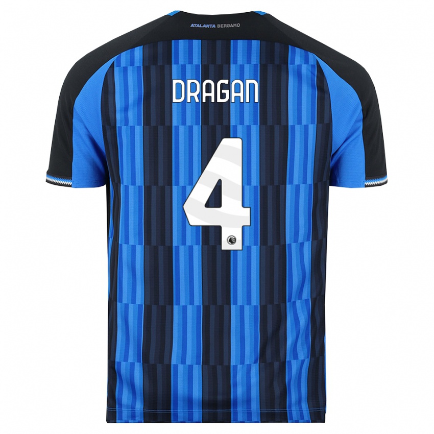 ילדים Oleksandr Dragan #4 כחול שחור אדום ג'רזי ביתית 2026/27 חולצה קצרה