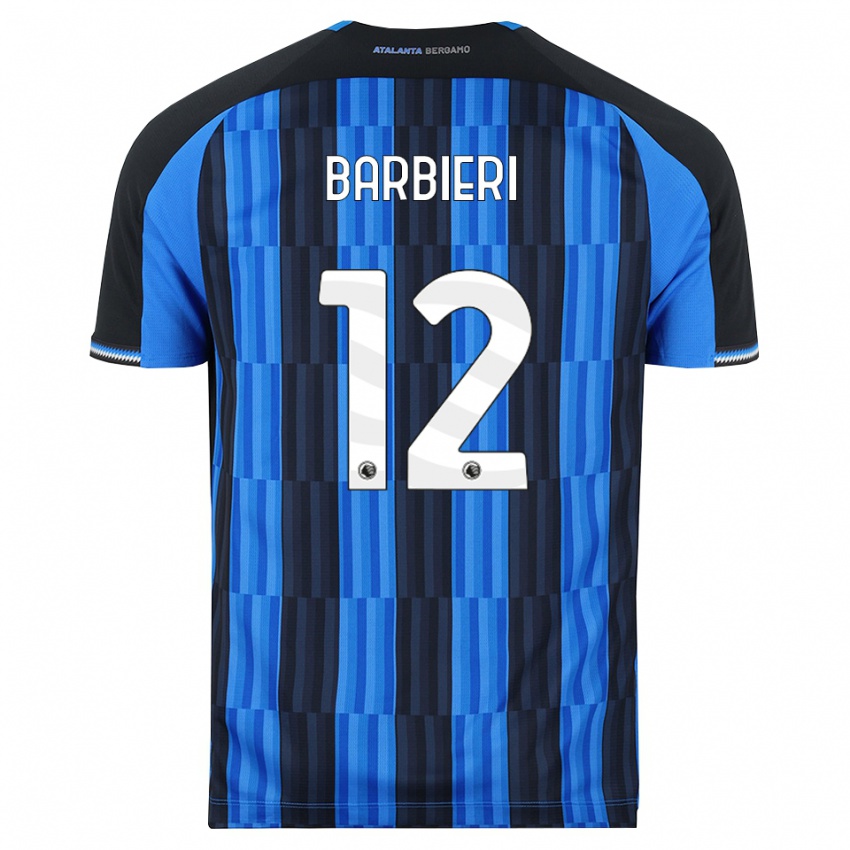 ילדים Alessandro Barbieri #12 כחול שחור אדום ג'רזי ביתית 2026/27 חולצה קצרה