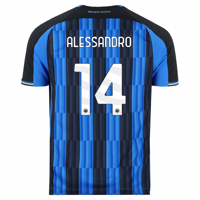 ילדים Alessandro Rinaldi #14 כחול שחור אדום ג'רזי ביתית 2026/27 חולצה קצרה