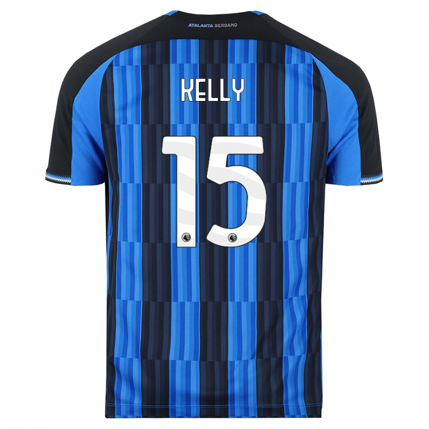 ילדים מייגן קלי #15 כחול שחור אדום ג'רזי ביתית 2026/27 חולצה קצרה