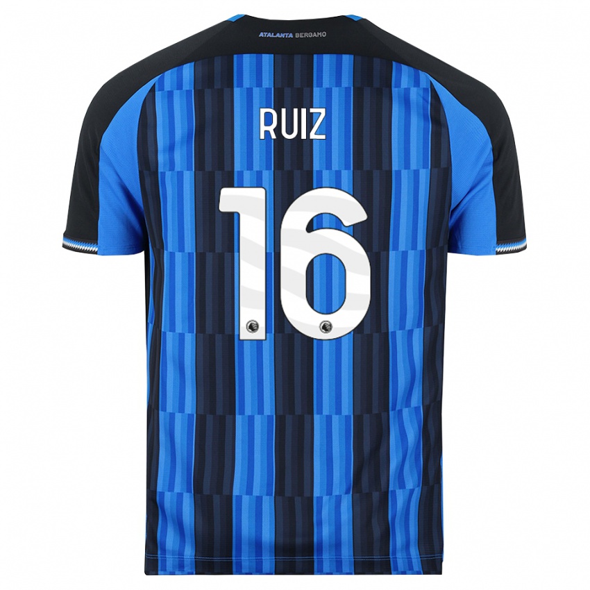 ילדים Gerard Ruiz #16 כחול שחור אדום ג'רזי ביתית 2026/27 חולצה קצרה