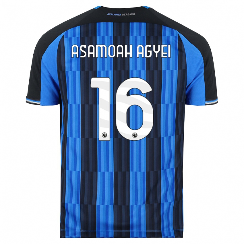 ילדים Yaw Asamoah Agyei #16 כחול שחור אדום ג'רזי ביתית 2026/27 חולצה קצרה