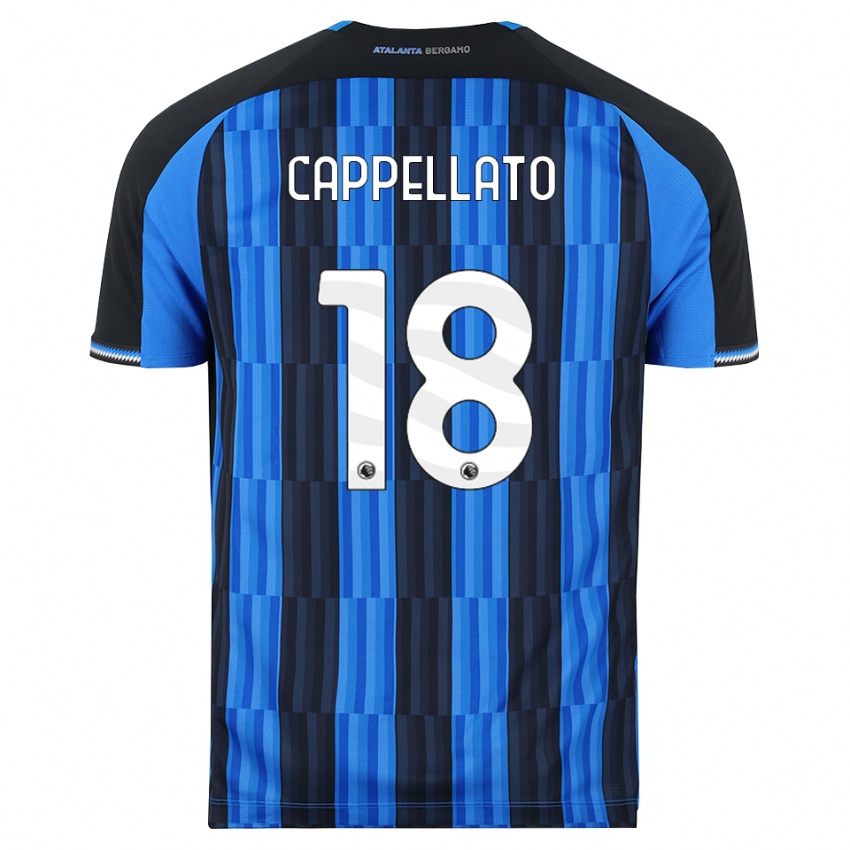 ילדים Nicola Cappellato #18 כחול שחור אדום ג'רזי ביתית 2026/27 חולצה קצרה