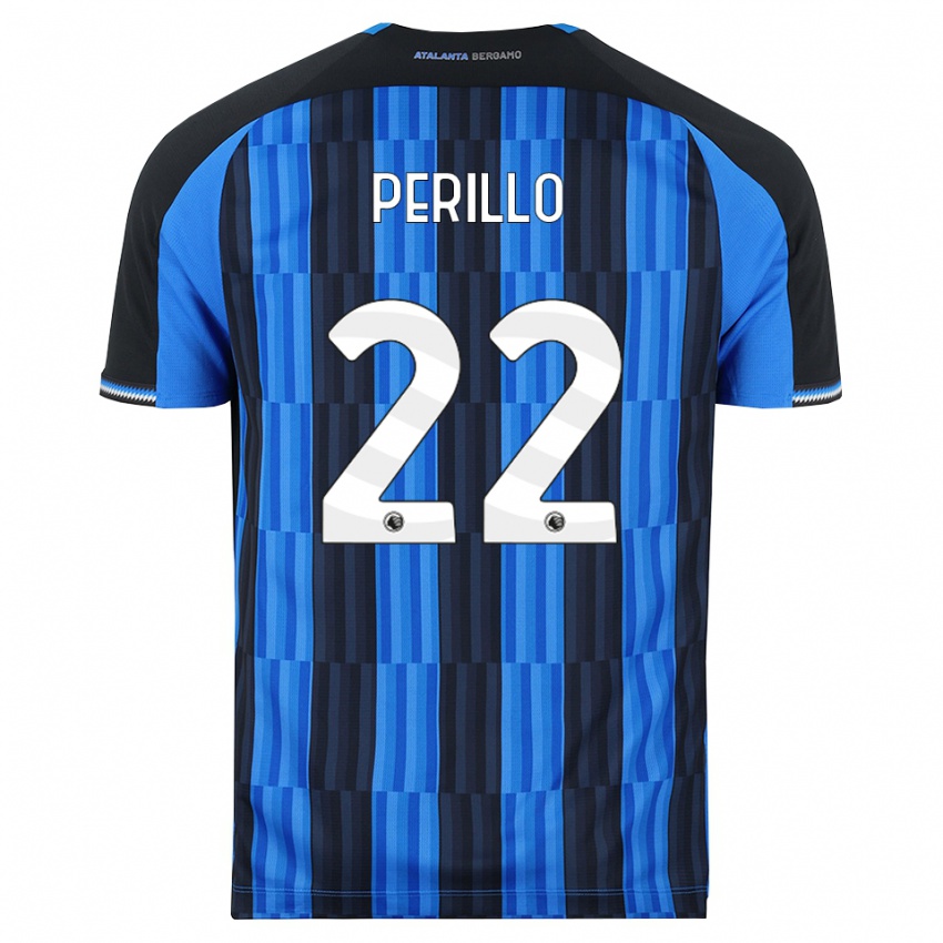 ילדים Diego Perillo #22 כחול שחור אדום ג'רזי ביתית 2026/27 חולצה קצרה