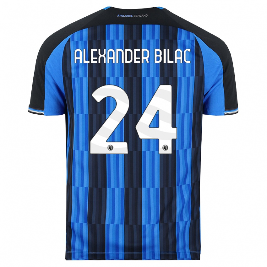 ילדים Max Alexander Bilac #24 כחול שחור אדום ג'רזי ביתית 2026/27 חולצה קצרה