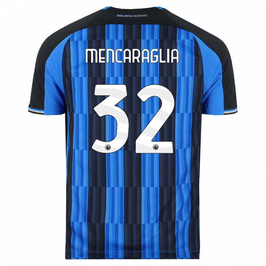 ילדים Filippo Mencaraglia #32 כחול שחור אדום ג'רזי ביתית 2026/27 חולצה קצרה