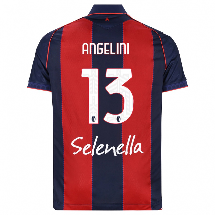 ילדים Riccardo Angelini #13 כחול מלכותי אדום לבן ג'רזי ביתית 2026/27 חולצה קצרה