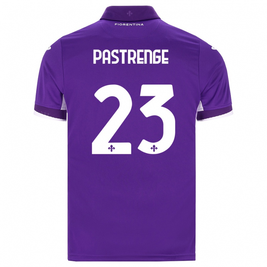 ילדים Lucia Pastrenge #23 סגול לבן ורוד ג'רזי ביתית 2026/27 חולצה קצרה