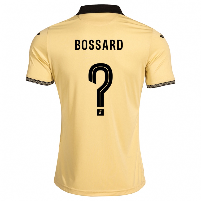 ילדים Léo Bossard #0 לבן נאבאחו שחור הרחק ג'רזי 2026/27 חולצה קצרה