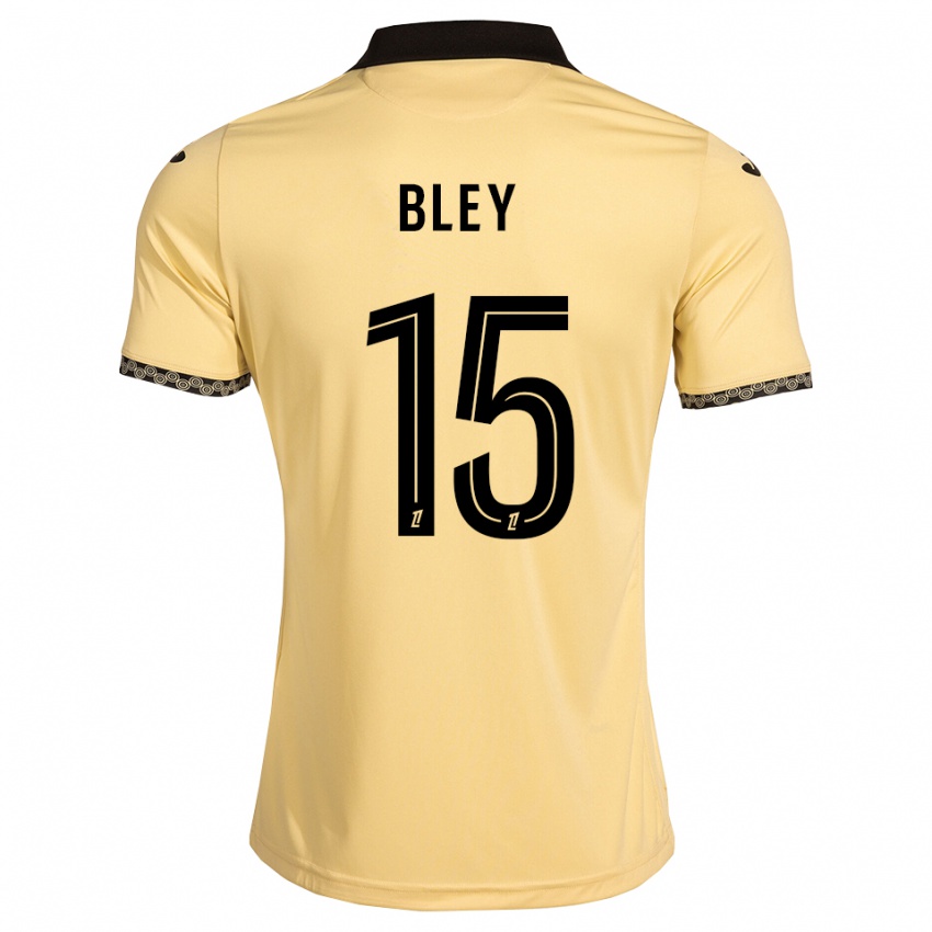 ילדים Martin Bley #15 לבן נאבאחו שחור הרחק ג'רזי 2026/27 חולצה קצרה