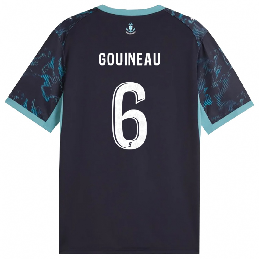 ילדים Coline Gouineau #6 טורקיז בהיר שחור הרחק ג'רזי 2026/27 חולצה קצרה