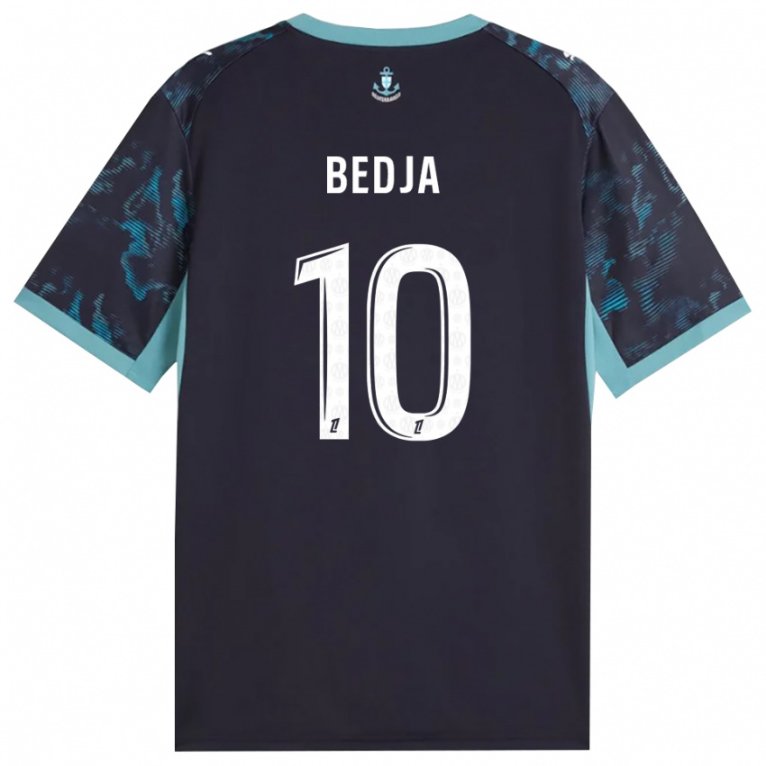 ילדים Samy Bedja #10 טורקיז בהיר שחור הרחק ג'רזי 2026/27 חולצה קצרה