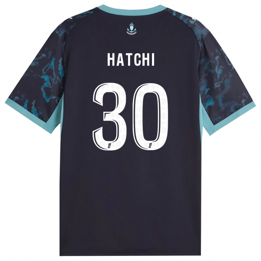 ילדים Anaïs Hatchi #30 טורקיז בהיר שחור הרחק ג'רזי 2026/27 חולצה קצרה