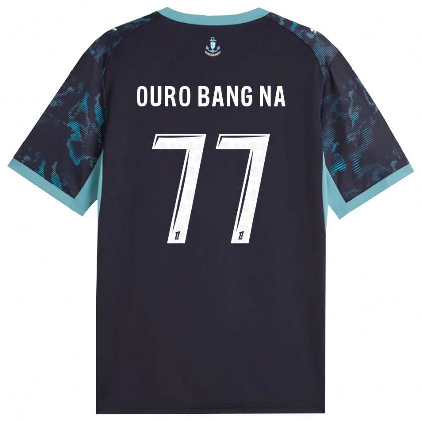 ילדים Rayan Ouro Bang Na #77 טורקיז בהיר שחור הרחק ג'רזי 2026/27 חולצה קצרה