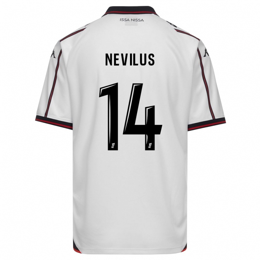 ילדים Anthonyo Nevilus #14 שחור לבן הרחק ג'רזי 2026/27 חולצה קצרה