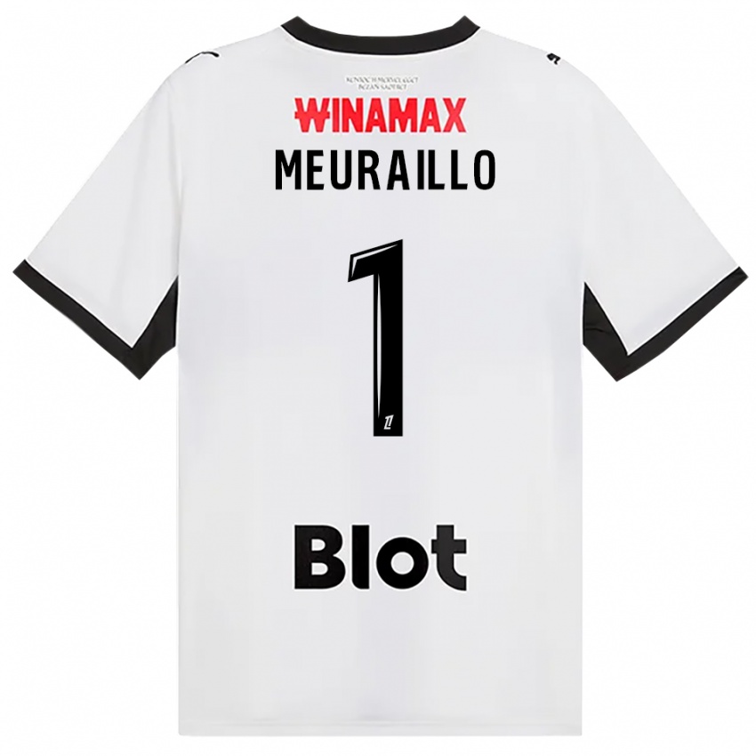 ילדים Thâo Mouapa Mwa Meuraillo #1 לבן אדום שחור הרחק ג'רזי 2026/27 חולצה קצרה