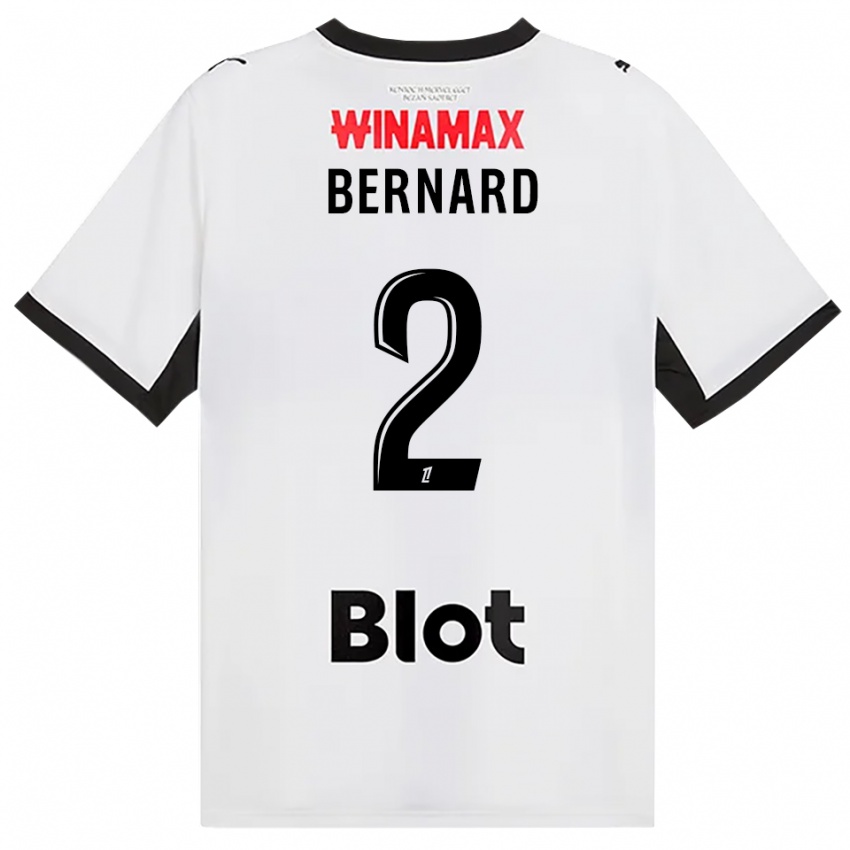 ילדים Alexis Bernard #2 לבן אדום שחור הרחק ג'רזי 2026/27 חולצה קצרה