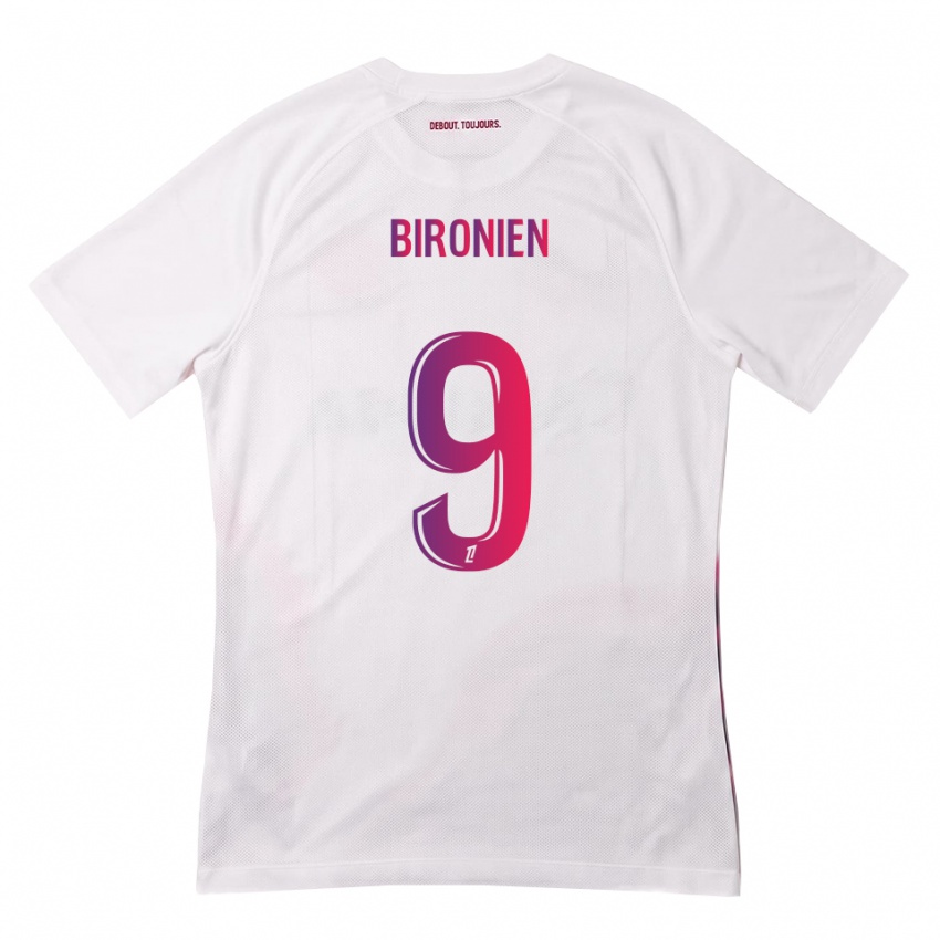 ילדים Mymithye Bironien #9 לבן ורוד סגול הרחק ג'רזי 2026/27 חולצה קצרה