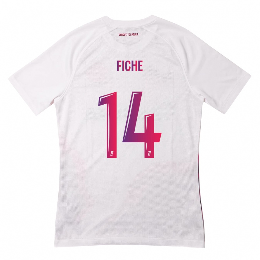 ילדים Anis Fiche #14 לבן ורוד סגול הרחק ג'רזי 2026/27 חולצה קצרה