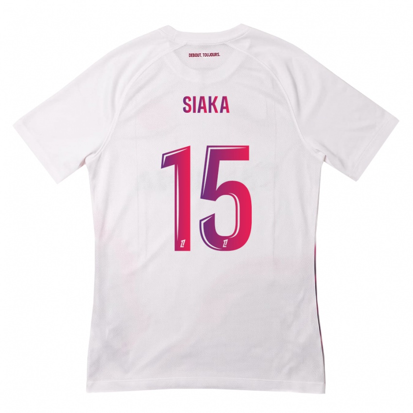 ילדים Nazihary Siaka #15 לבן ורוד סגול הרחק ג'רזי 2026/27 חולצה קצרה