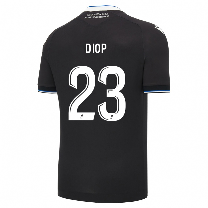 ילדים Mamadou Diop #23 שחור כחול לבן הרחק ג'רזי 2026/27 חולצה קצרה