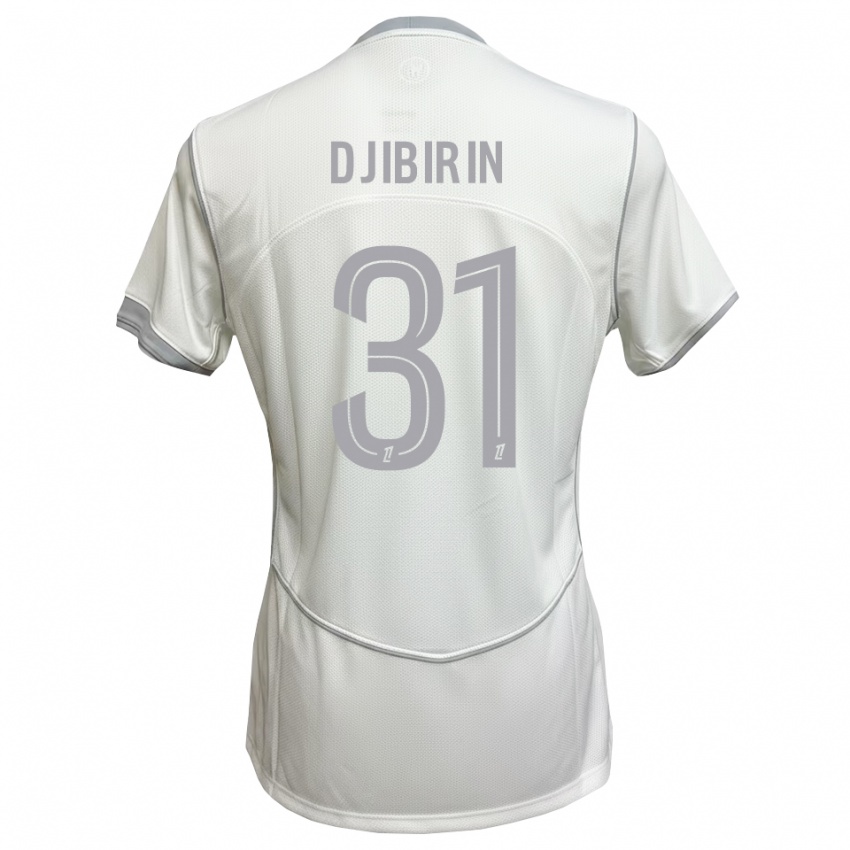 ילדים Harouna Djibirin #31 לבן אפור הרחק ג'רזי 2026/27 חולצה קצרה