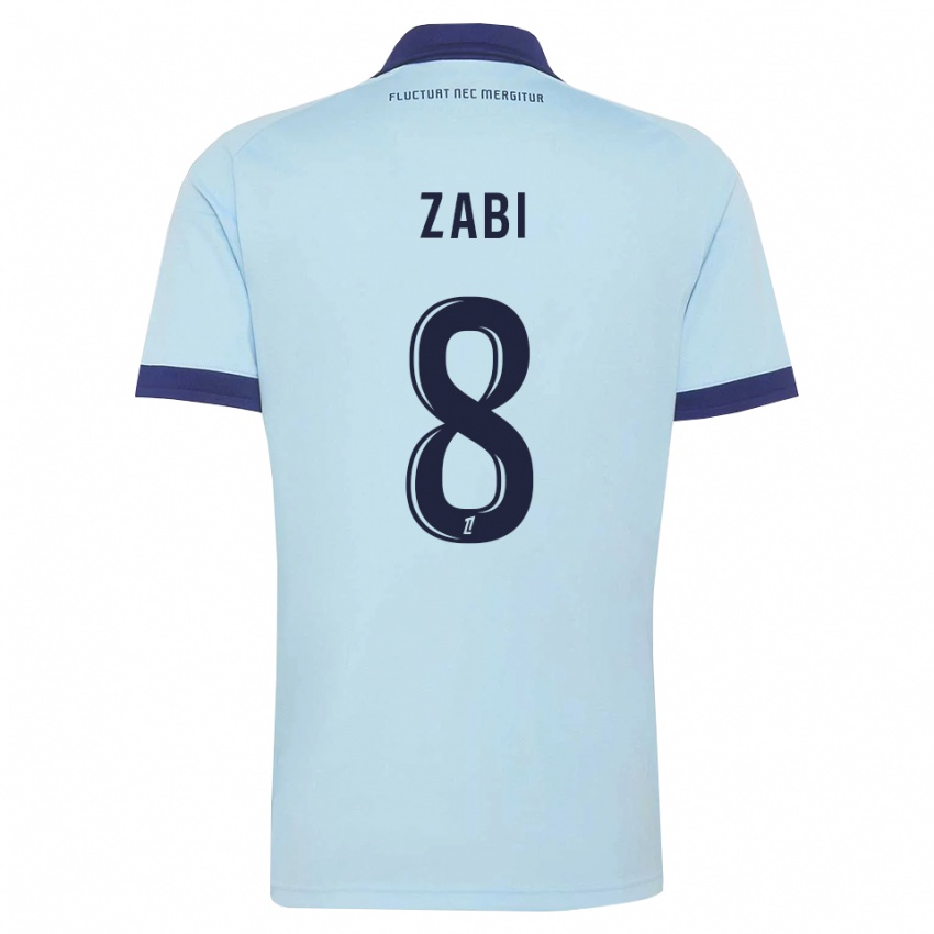 ילדים Zabi #8 כחול תירס שחור הרחק ג'רזי 2026/27 חולצה קצרה