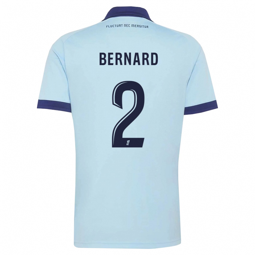 ילדים Sacha Bernard #2 כחול תירס שחור הרחק ג'רזי 2026/27 חולצה קצרה