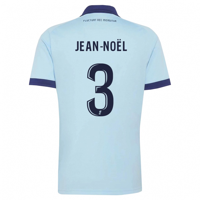ילדים Jahly Jean-Noël #3 כחול תירס שחור הרחק ג'רזי 2026/27 חולצה קצרה