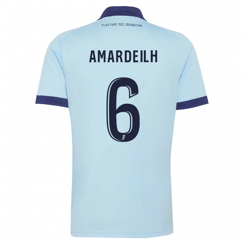 ילדים Envel Amardeilh #6 כחול תירס שחור הרחק ג'רזי 2026/27 חולצה קצרה