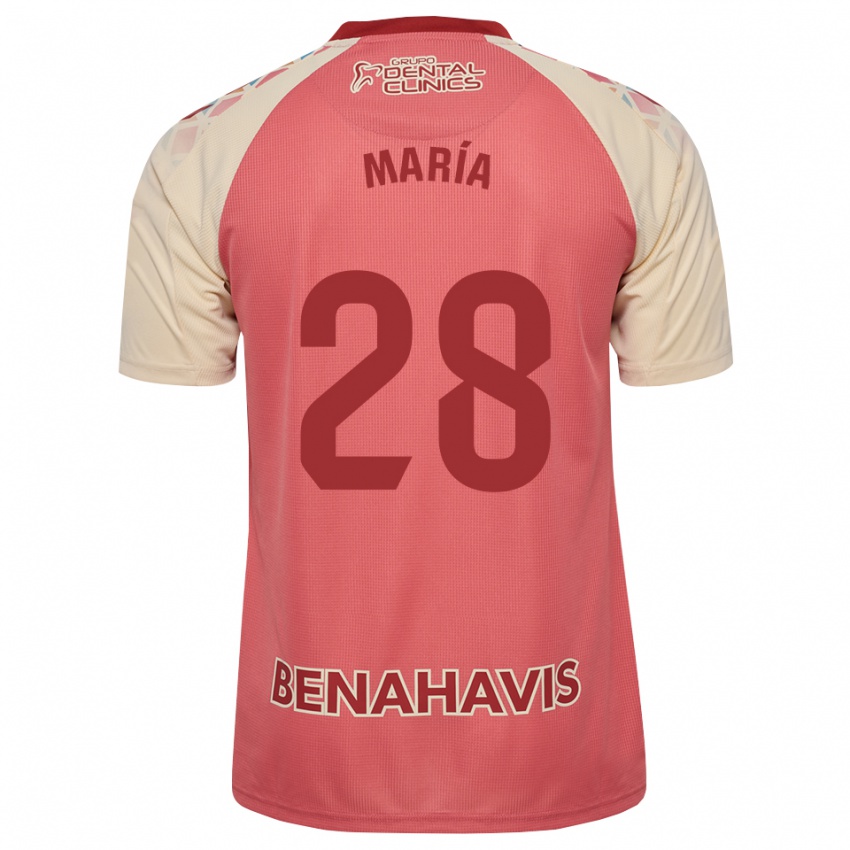 ילדים María Albacete Pato #28 ורוד בהיר אדום כחול הרחק ג'רזי 2026/27 חולצה קצרה