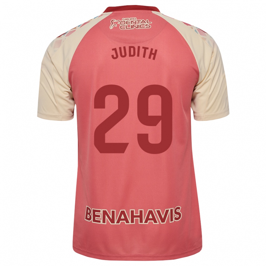 ילדים Judith Ruiz Torres #29 ורוד בהיר אדום כחול הרחק ג'רזי 2026/27 חולצה קצרה