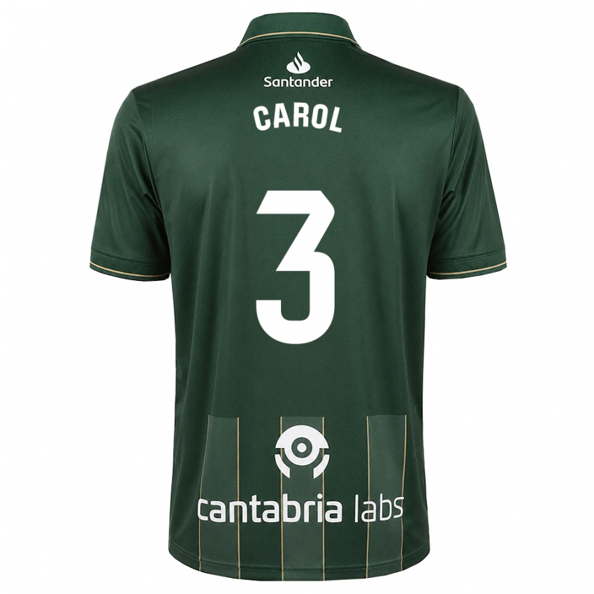 ילדים Carolina Hernández Fernández #3 אפור כהה לבן הרחק ג'רזי 2026/27 חולצה קצרה