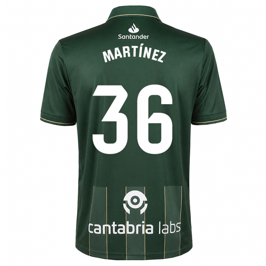ילדים Sergio Martínez #36 אפור כהה לבן הרחק ג'רזי 2026/27 חולצה קצרה