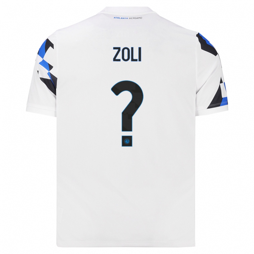 ילדים Jacopo Zoli #0 לבן אדום כחול הרחק ג'רזי 2026/27 חולצה קצרה