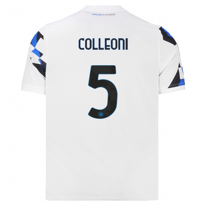 ילדים Giorgio Colleoni #5 לבן אדום כחול הרחק ג'רזי 2026/27 חולצה קצרה