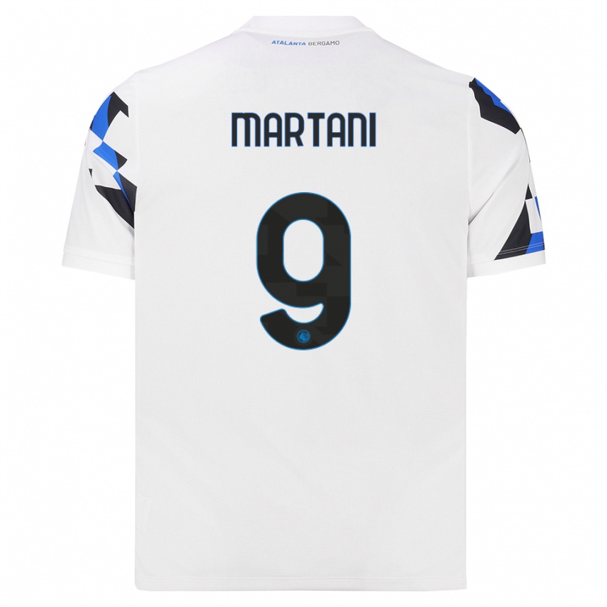ילדים אליס מרטני #9 לבן אדום כחול הרחק ג'רזי 2026/27 חולצה קצרה
