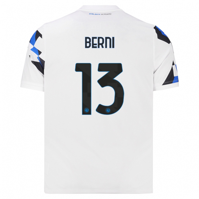 ילדים Matteo Berni #13 לבן אדום כחול הרחק ג'רזי 2026/27 חולצה קצרה