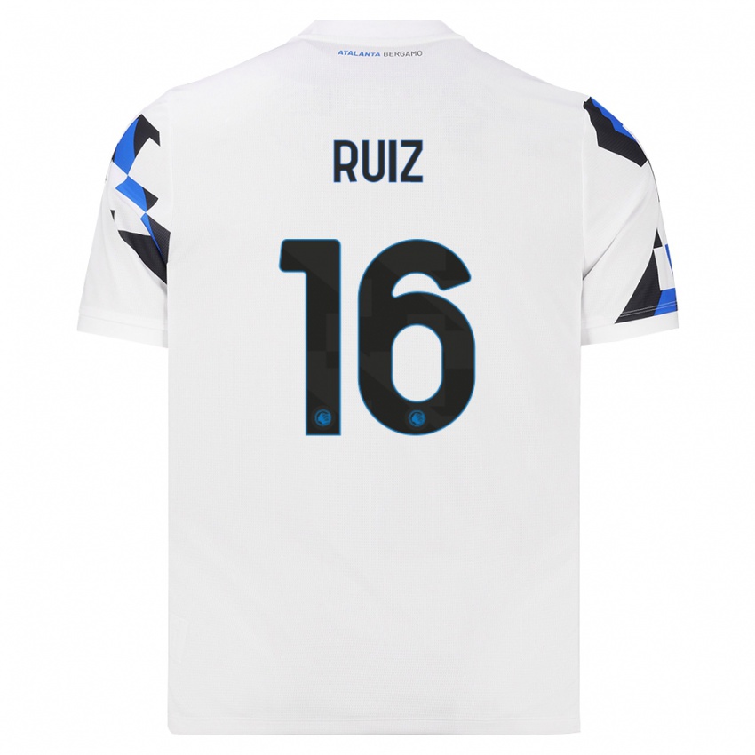 ילדים Gerard Ruiz #16 לבן אדום כחול הרחק ג'רזי 2026/27 חולצה קצרה