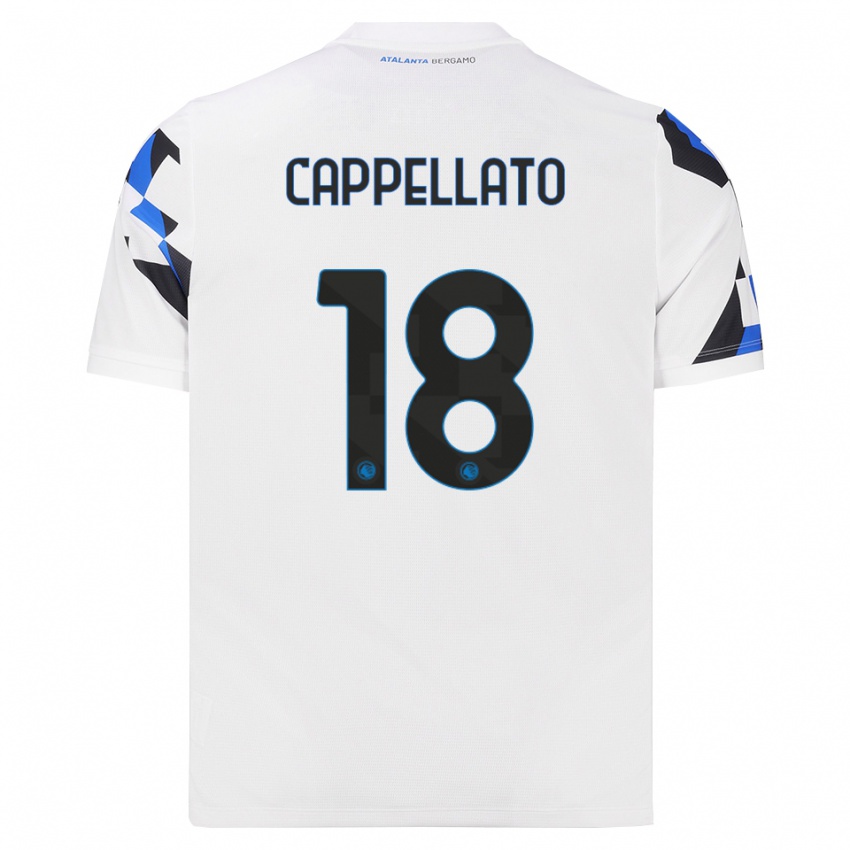 ילדים Nicola Cappellato #18 לבן אדום כחול הרחק ג'רזי 2026/27 חולצה קצרה