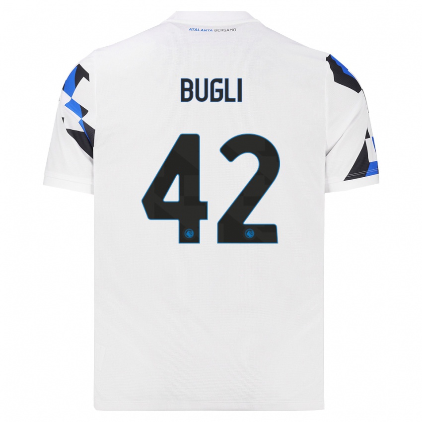ילדים Gabriel Bugli #42 לבן אדום כחול הרחק ג'רזי 2026/27 חולצה קצרה