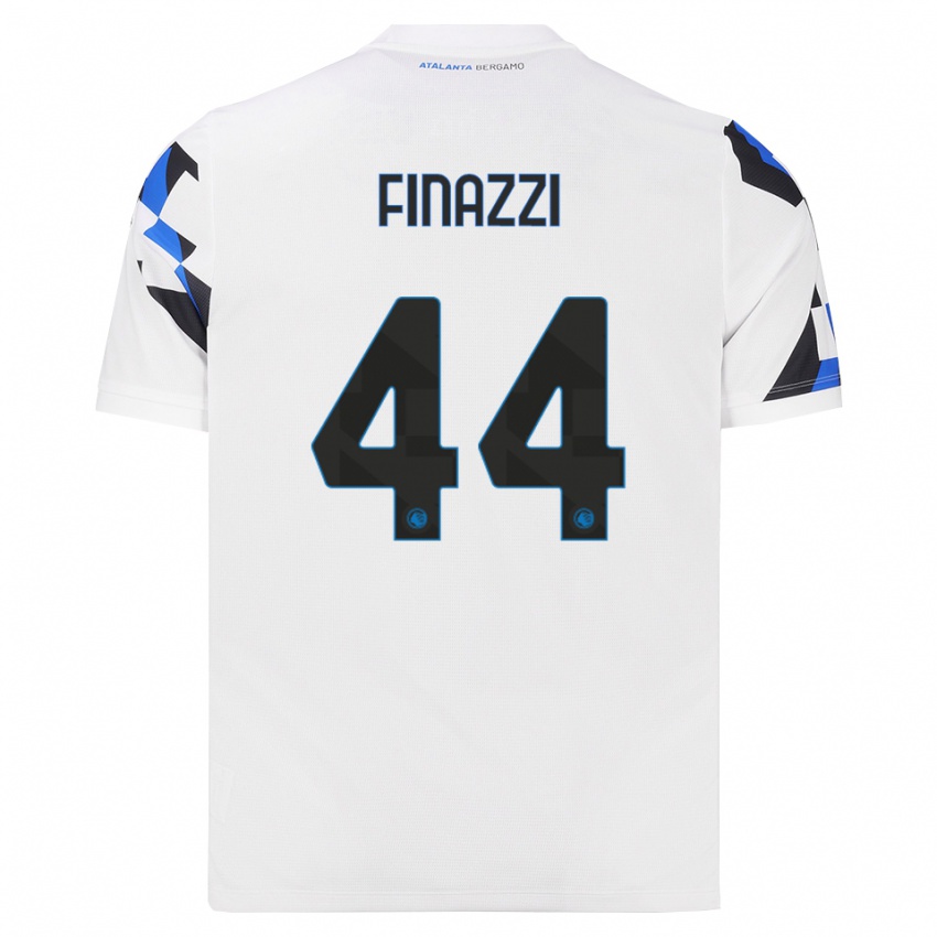 ילדים Riccardo Finazzi #44 לבן אדום כחול הרחק ג'רזי 2026/27 חולצה קצרה