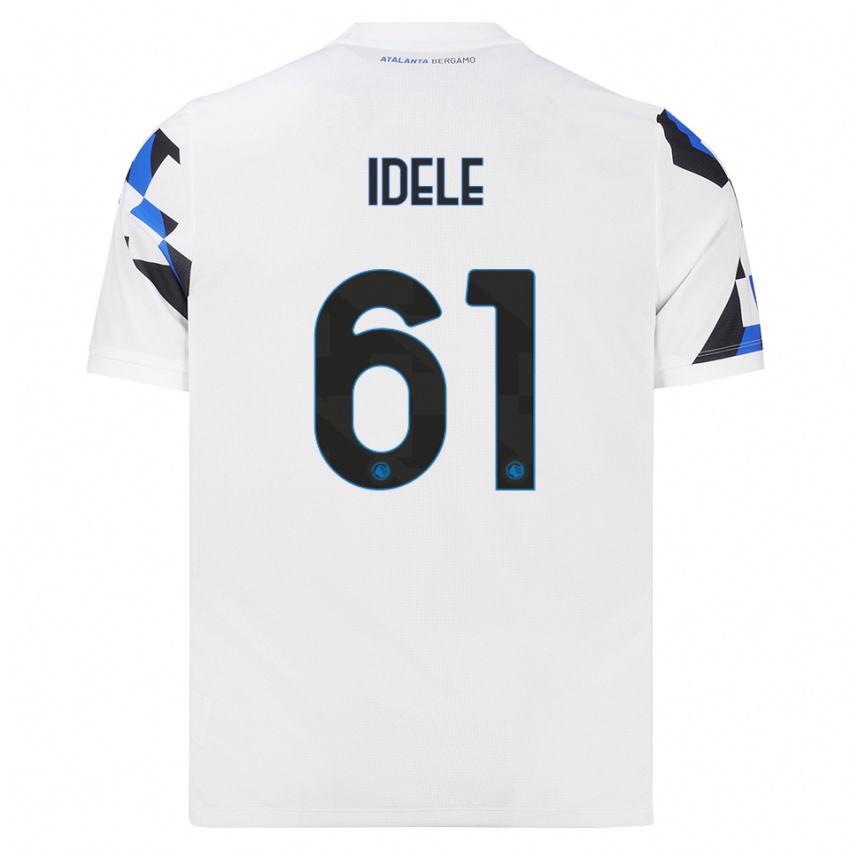 ילדים Javison Idele #61 לבן אדום כחול הרחק ג'רזי 2026/27 חולצה קצרה