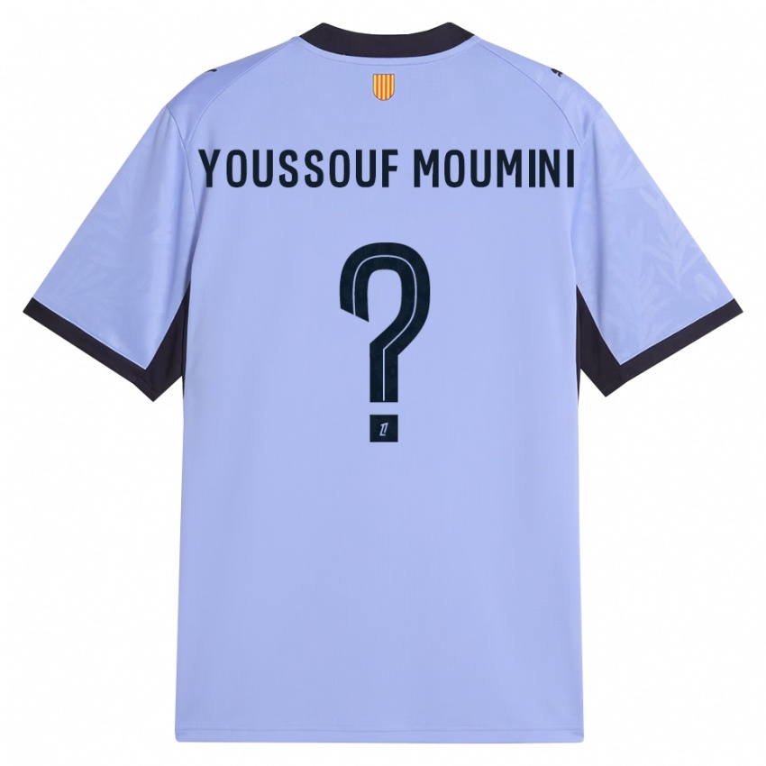 ילדים Yakine Youssouf Moumini #0 שחור לבנדר ג'רזי קיט שלישי 2026/27 חולצה קצרה