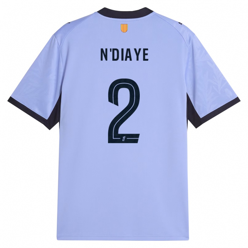 ילדים Osmane N'diaye #2 שחור לבנדר ג'רזי קיט שלישי 2026/27 חולצה קצרה