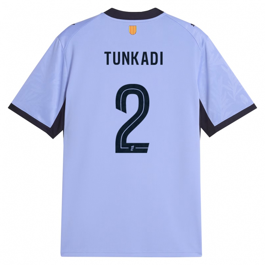 ילדים Alexandre Tunkadi #2 שחור לבנדר ג'רזי קיט שלישי 2026/27 חולצה קצרה