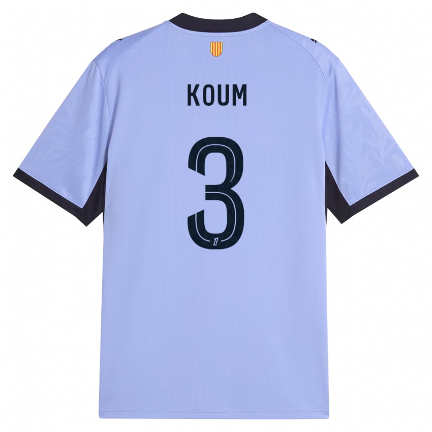 ילדים Alexi Koum #3 שחור לבנדר ג'רזי קיט שלישי 2026/27 חולצה קצרה