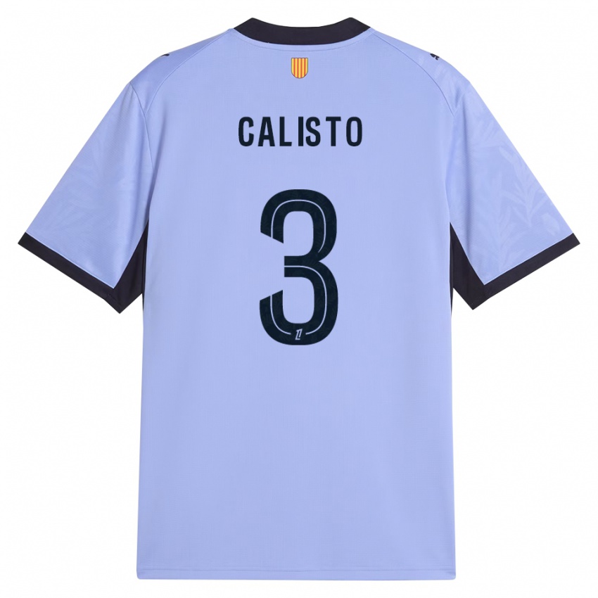 ילדים Gianni Calisto #3 שחור לבנדר ג'רזי קיט שלישי 2026/27 חולצה קצרה